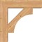 Ekena Millwork Westlake Block Smooth Bracket w/ Offset Brace, Western Red Cedar, 7 1/2"W x 30"D x 30"H BKT0806X30X30WTL05SWR - alternate 2